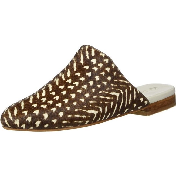 KAANAS Women's Genoa Snake Skin Mule Slide - Size 8, Ethically Crafted - Picture 1 of 9